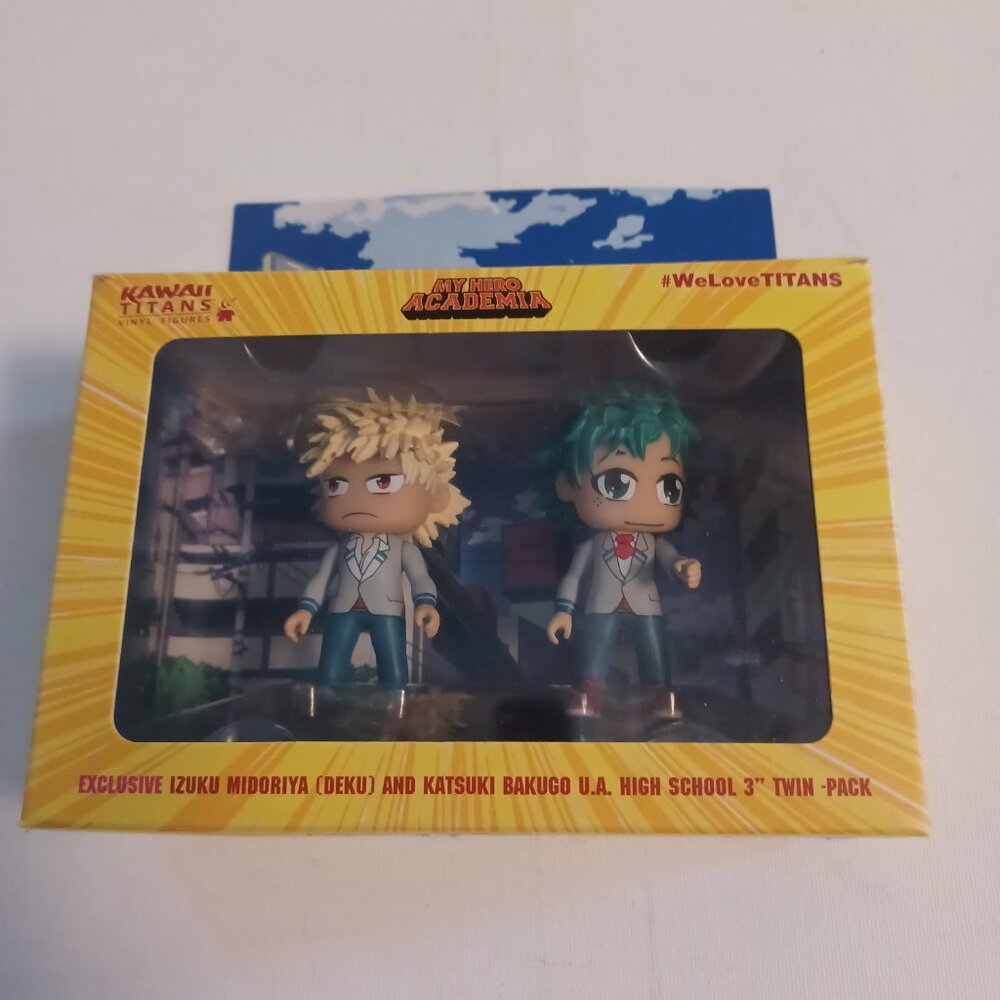 My Hero Academia Katsuki Bakugou & Deku Mini Figures U.A. High School 3"
